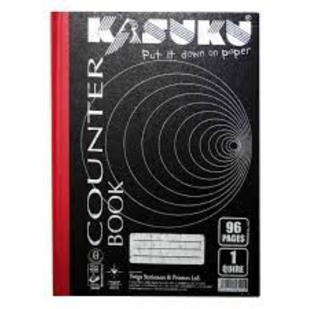 KASUKU COUNTER BOOK 1 QUIRE